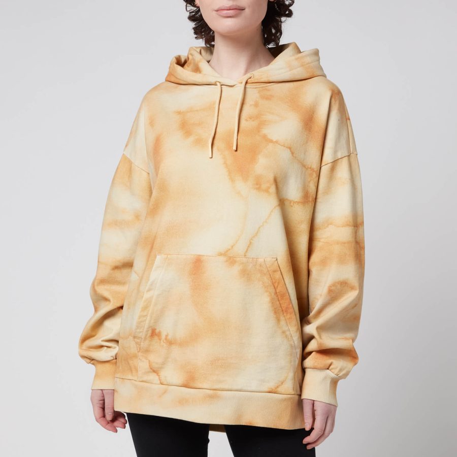 Holzweiler Women's Placebo Print Hoodie - Yellow Mix - XS