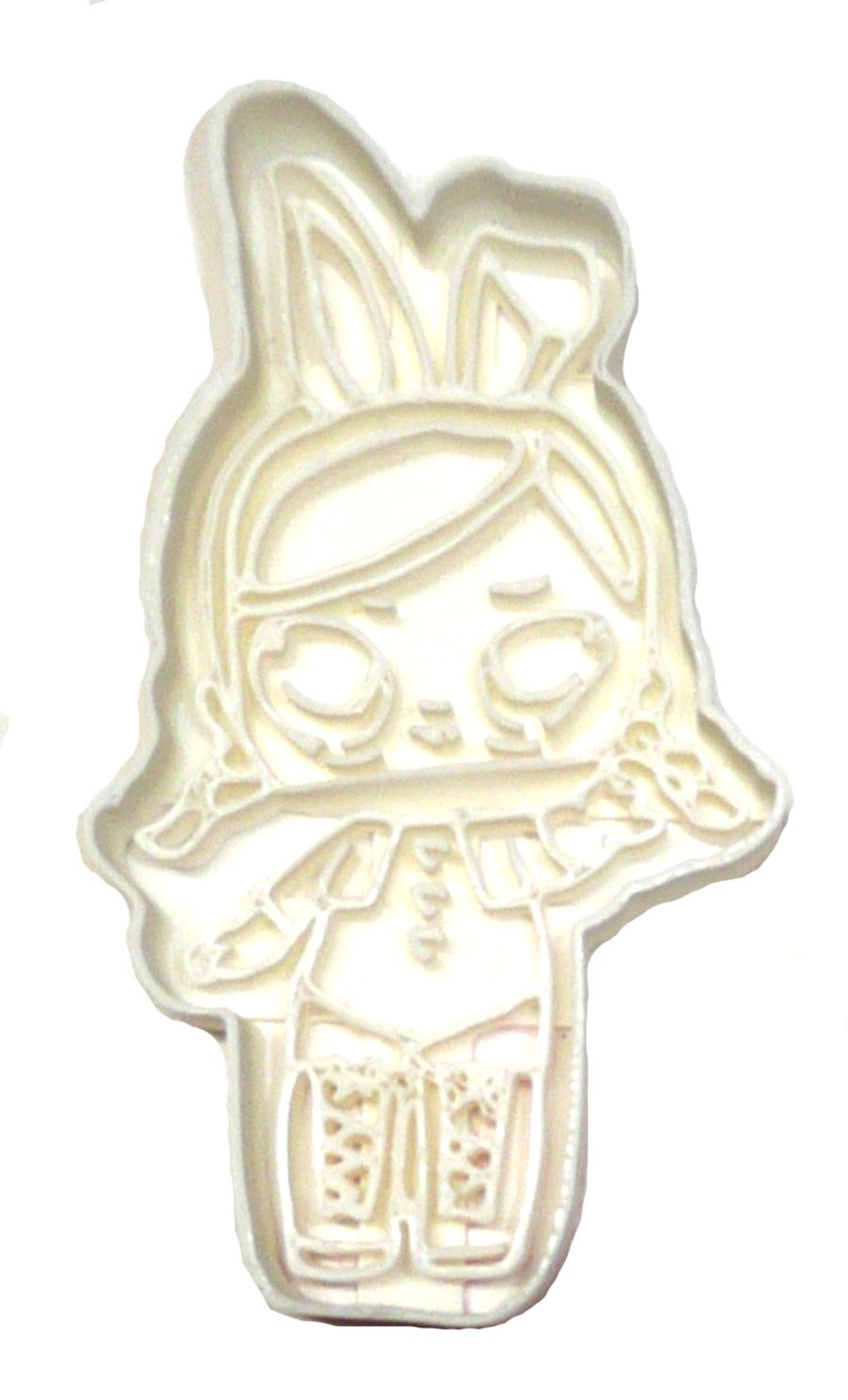 Hops Detailed Bunny Ears Surprise Doll Series Cookie Cutter USA PR2386