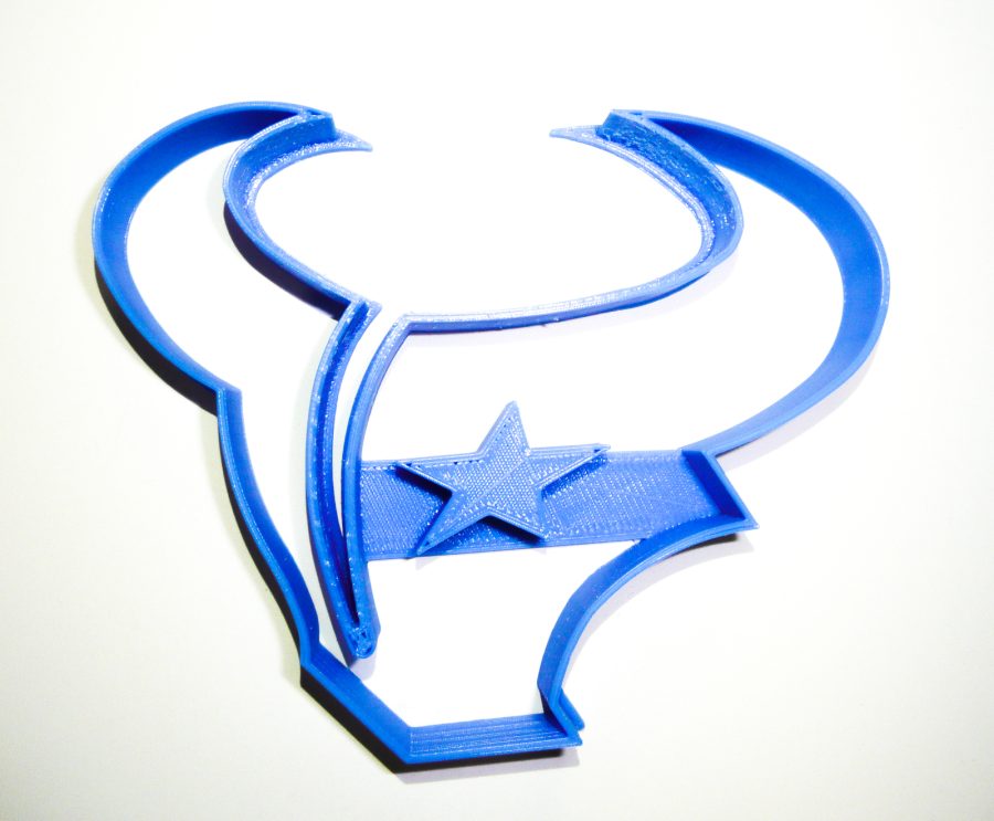 Houston Texans Longhorns Sports Team Football Cookie Cutter 3D Printed USA PR479