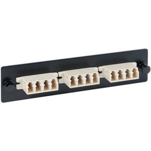 ICC ICFOPL16B5 ADAPTER PANEL, 3 QUAD LC, 12F, BEIGE, MM