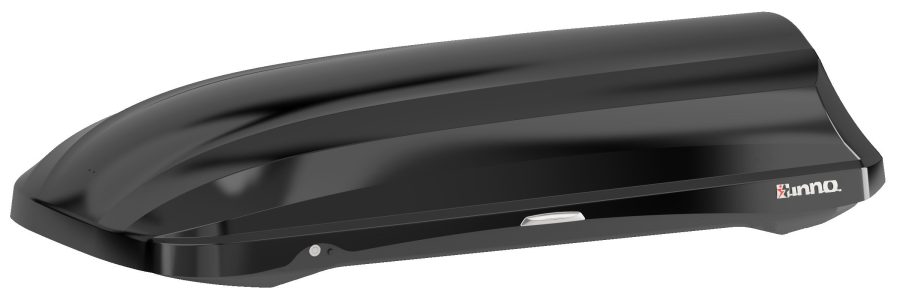 INNO BRM466BK PHANTOM 466 Cargo Box - 18 Cubic FT Holds 8-10 Skis or 4-8 Snowboards (Gloss Black)