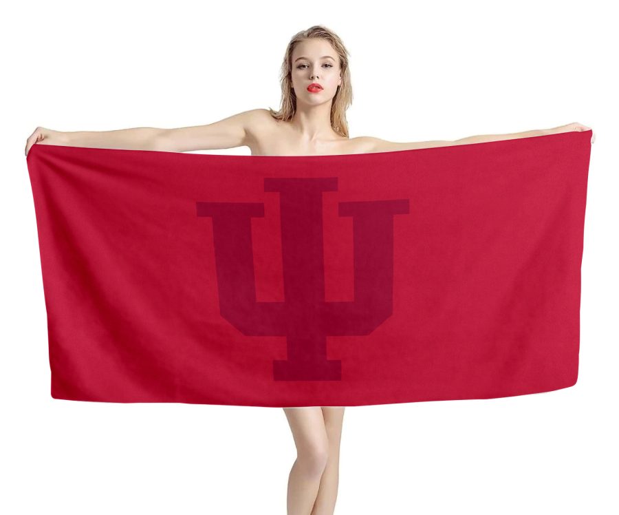 Indiana Hoosiers NCAAF Beach Bath Towel Swimming Pool Holiday Vacation Gift