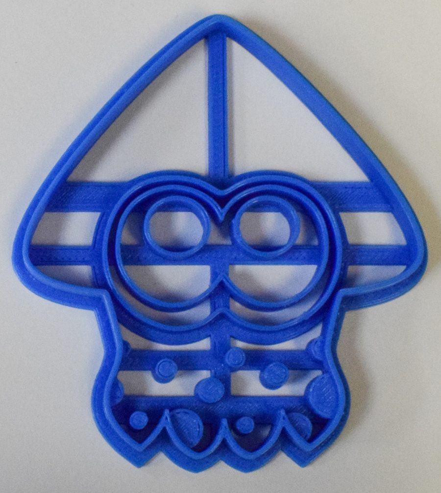 Inspired by Splatoon Squid Character Cookie Cutter Made in USA PR443