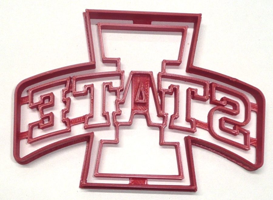 Iowa State University Cyclones I Block Letter Cookie Cutter USA PR3982