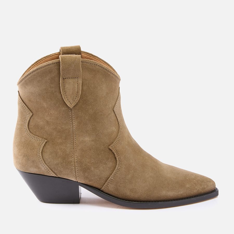 Isabel Marant Women's Dewina Suede Western Boots - UK 3