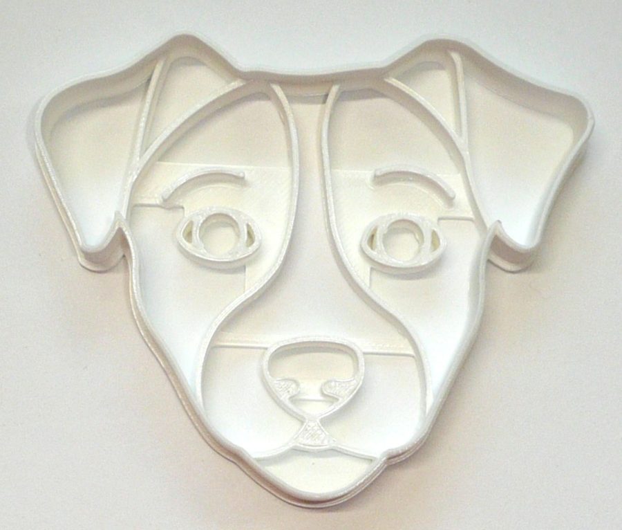 Jack Russell Terrier Dog Face Detailed Sporting Breed Cookie Cutter USA PR4029