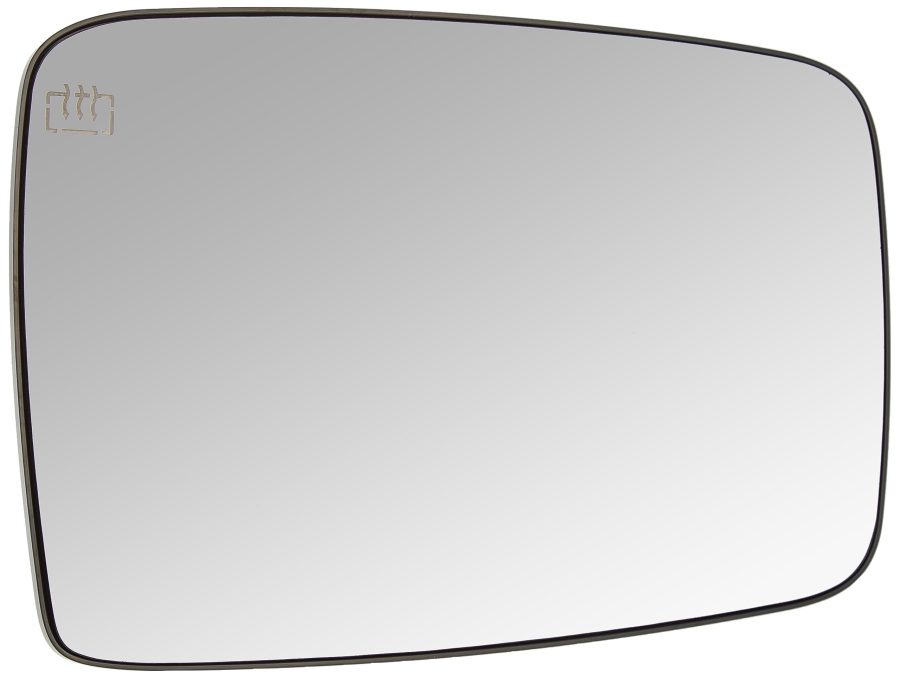 K SOURCE 33244 Driver Side Heated Mirror Glass w/Backing Plate, Dodge Ram Pick-Up 1500, Ram Pick-Up 2500, 3500, 6 3/8 INCH x 9 INCH x 10 INCH (w/o Towing pkg, w/o auto dimming)