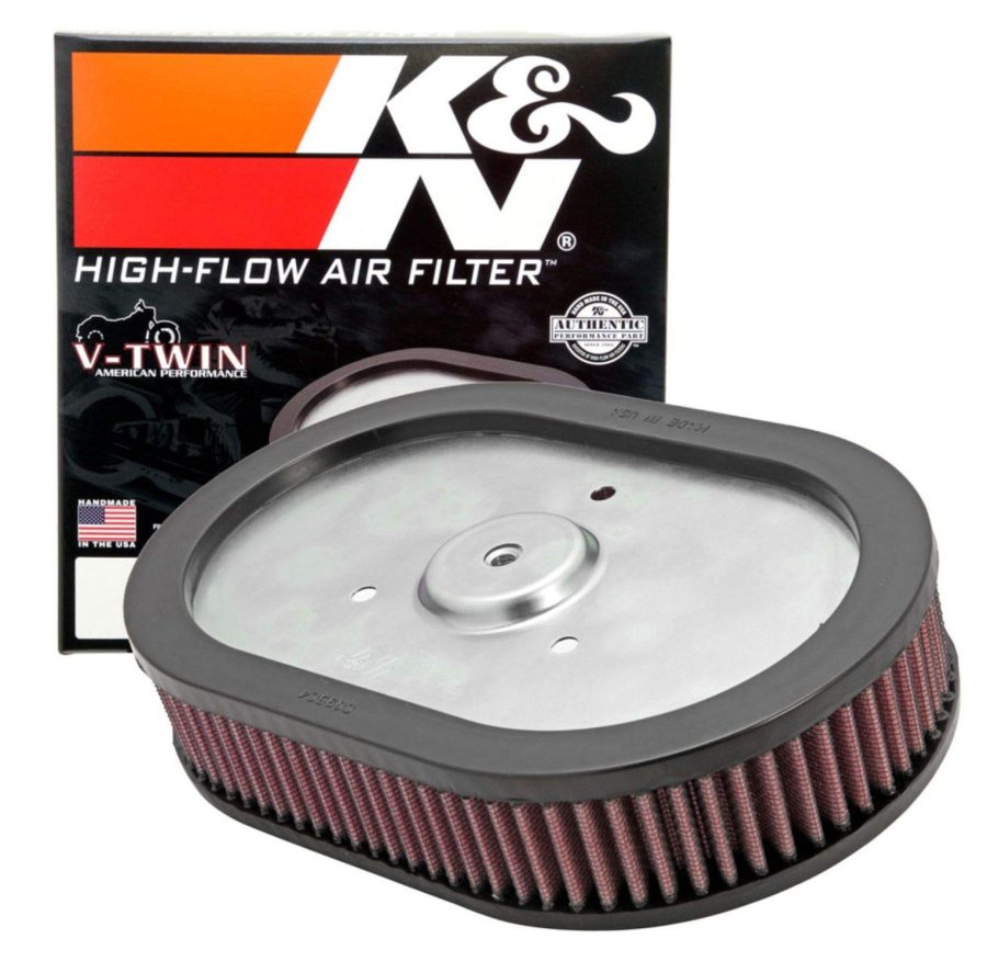 K&N FILTER HD-0910 Engine Air Filter: High Performance, Premium, Powersport Air Filter: Fits 2009-2017 HARLEY DAVIDSON (Fat Bob, Dyna Low Rider, Wide Glide, Switchback, CVO Limited, and other select models)