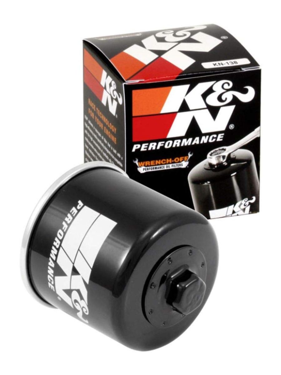 K&N FILTER KN-138 Motorcycle Oil Filter: High Performance, Premium, Designed to be used with Synthetic or Conventional Oils: Fits Select Suzuki Motorcycles