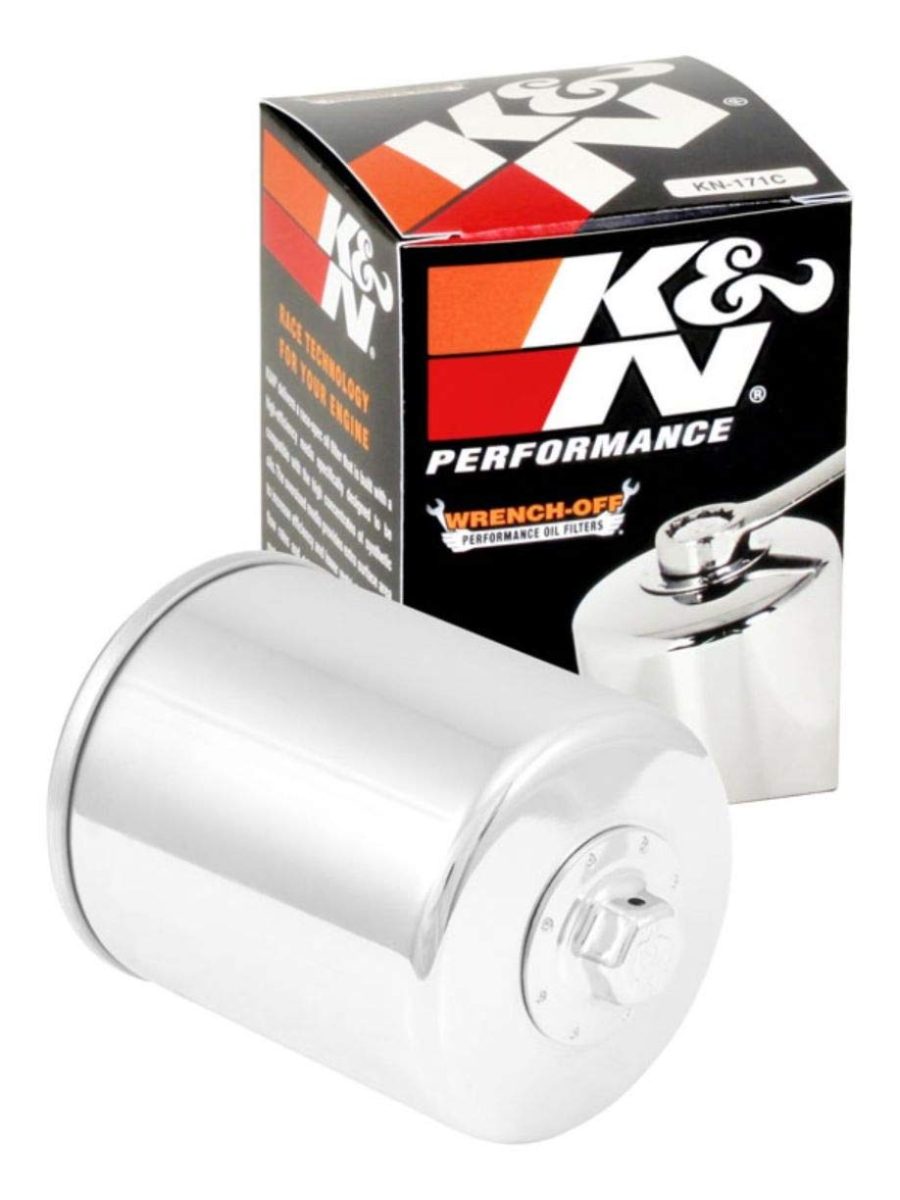 K&N FILTER KN-171C Motorcycle Oil Filter: High Performance, Premium, Designed to be used with Synthetic or Conventional Oils: Fits Select Harely Davidson, Buell Motorcycles