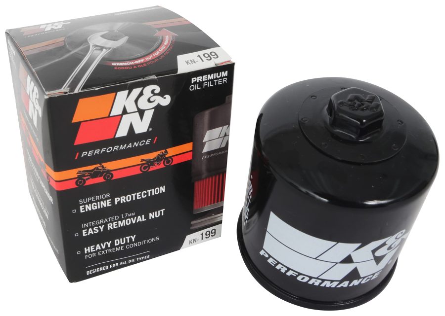 K&N FILTER KN-199 Motorcycle Oil Filter: High Performance, Premium, Designed to be used with Synthetic or Conventional Oils: Fits Select Indian and Polaris Vehicles (see product description for vehicles)