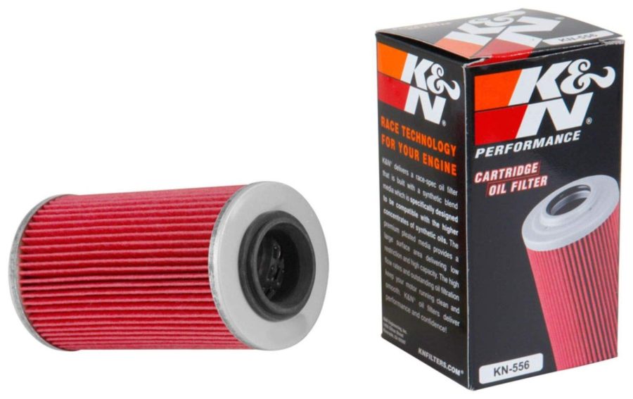 K&N FILTER KN-556 Motorcycle Oil Filter: High Performance, Premium, Designed to be used with Synthetic or Conventional Oils: Fits Select Sea-Doo, Bombardier, John Deere Vehicles