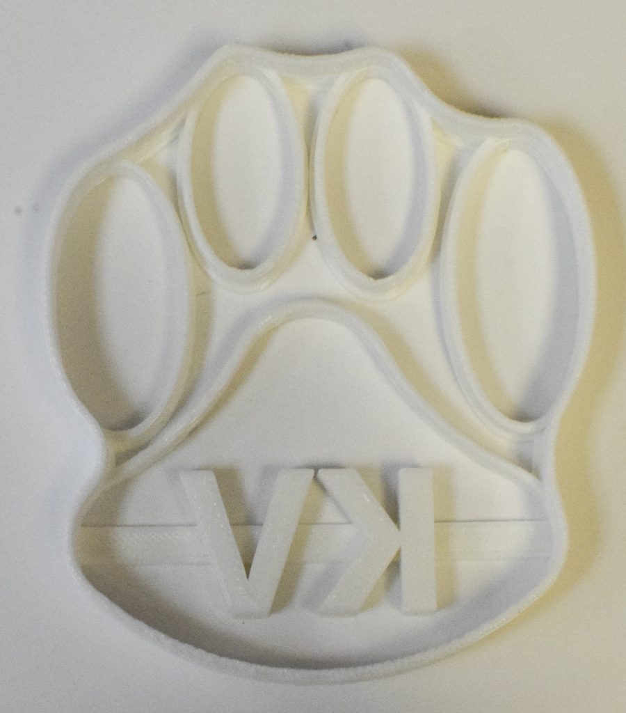 Kankakee Valley Cougar Paw Mascot Sport Logo Cookie Cutter 3D Printed USA PR314