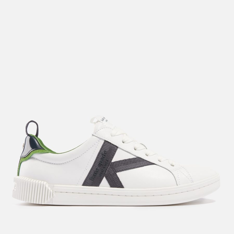 Kate Spade New York Women's Signature K Leather Cupsole Trainers - UK 7