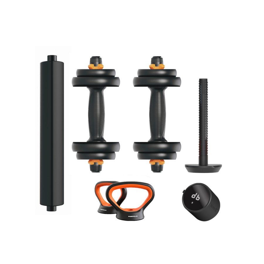 Kit dumbbell + bar + kettlebell + sensor Xiaomi Fed V2 10kg