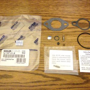 Kohler CH11 to CH14 and CV11 to CV15 carb carburetor rebuild kit 12 757 01-S