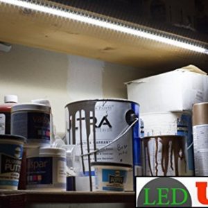 LEDupdates 24 inches Under Cabinet LED light for work shop & closet with UL Powe