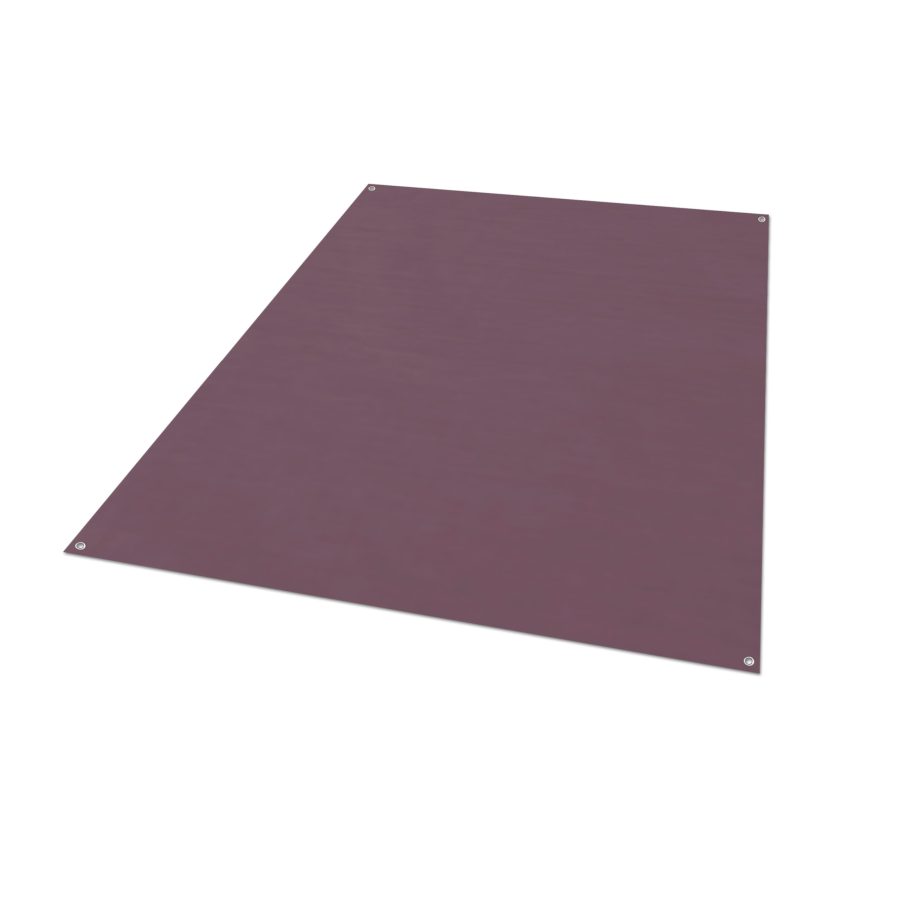 LIPPERT 2022115662 6FT x 9FT Burgandy All-Weather Outdoor Patio Rug for RVs and Campers with Polyvinyl Fabric, Tight Weave, Finished Edges, Reinforced Corners, Resistant to Fading