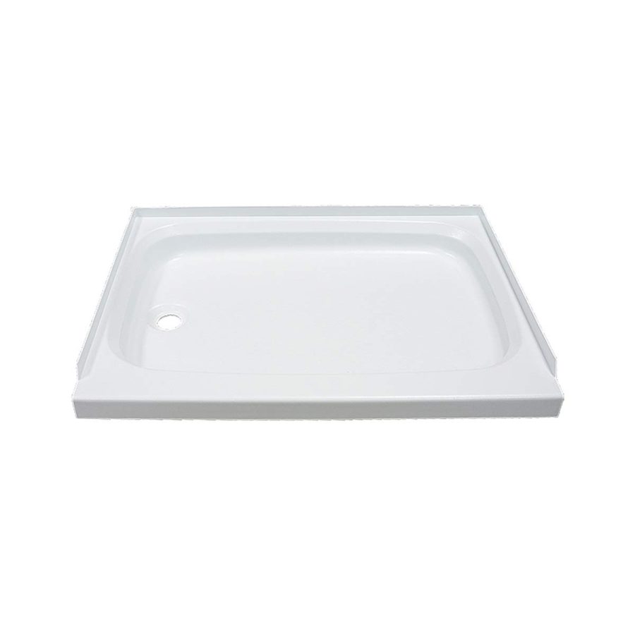 LIPPERT 210373 Replacement 24 INCH x 36 INCH White Shower Pan with Left Drain for RVs, Travel Trailers, 5th Wheels, and Motorhomes