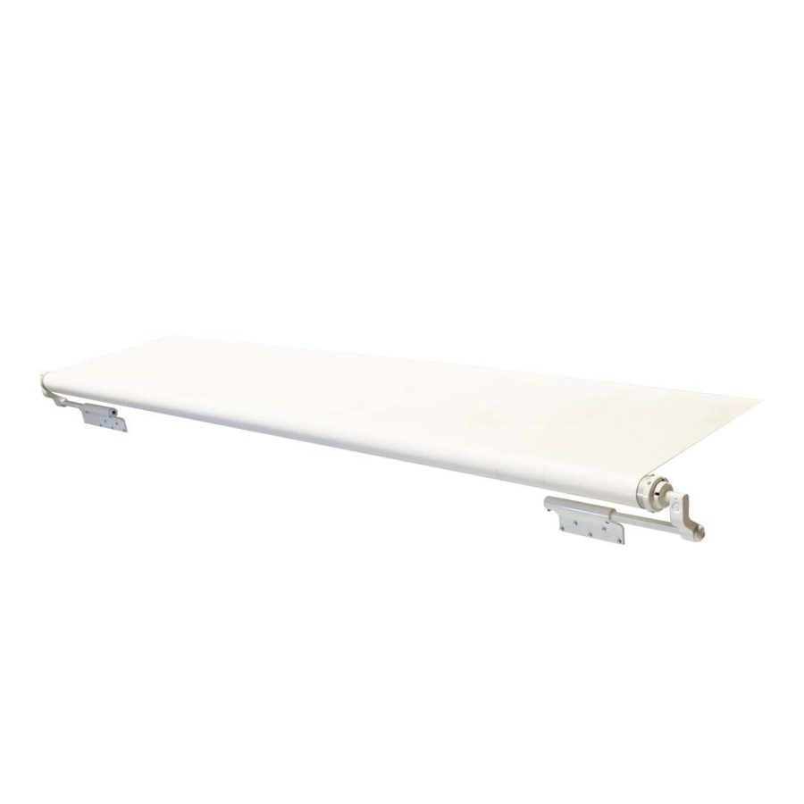 LIPPERT V000139496 5000 Series Slide Topper Awning, White - 12FT (117 INCH Fabric) INCH Heavy-Duty Protection for RV Slide-Outs - Full Coverage - Clean and Seamless Look - Cold-Crack-Tested Vinyl INCH