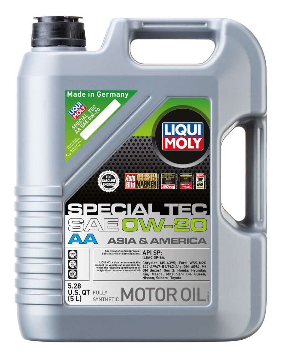 LIQUI MOLY 2208 Liquimoly 0W-20 Special Tec AA Motor Oil, 5 L