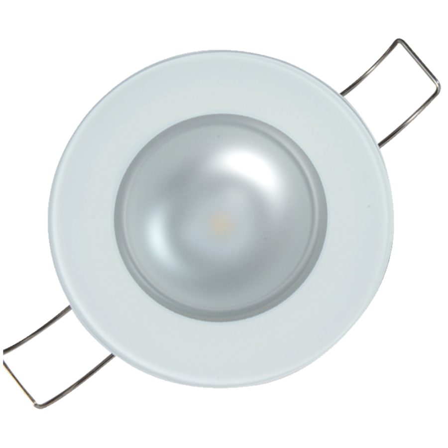 LUMITEC 113197 MIRAGE FLUSH MOUNT DOWN LIGHT SPECTRUM RGBW - GLASS BEZEL