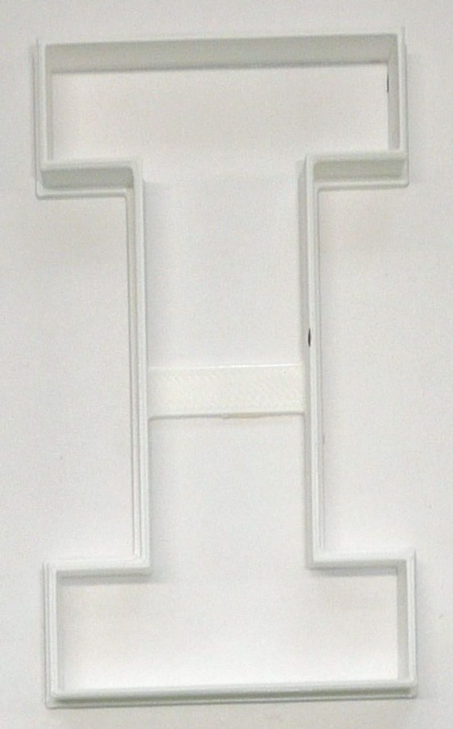 Letter I 4 Inch Uppercase Capital Block Font Cookie Cutter USA PR4222