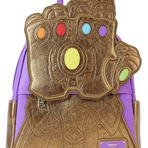 Loungefly Marvel Shine Thanos Gauntlet Mini Backpack