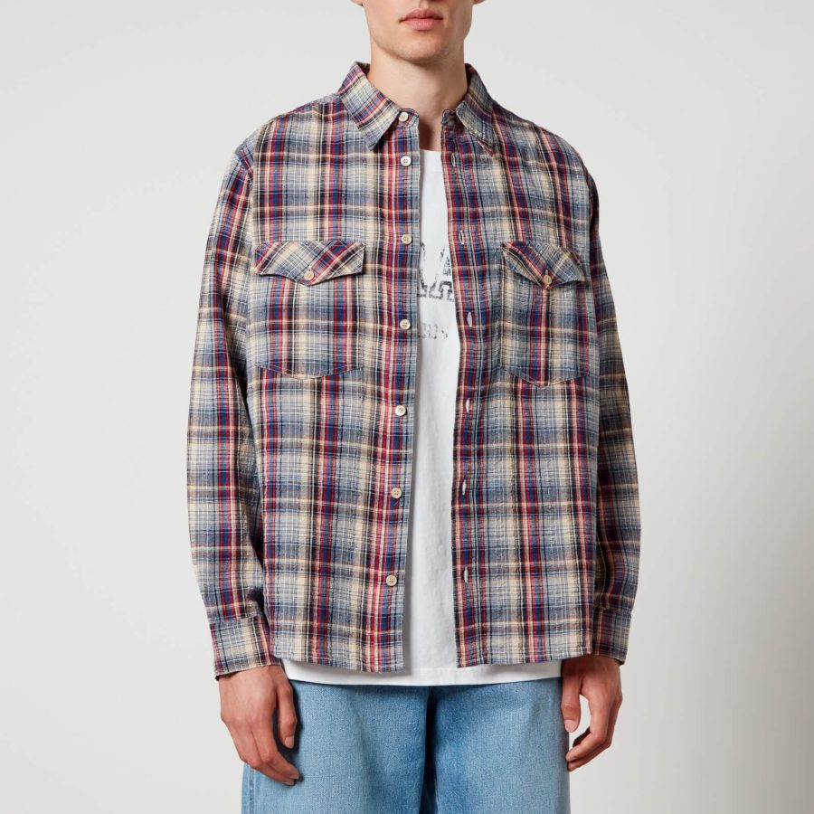 MARANT Lydian Cotton and Linen-Blend Shirt - S