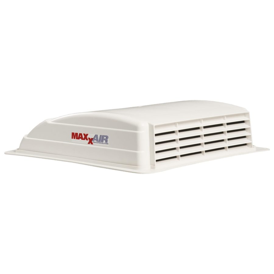 MAXXAIR 00-03801 Maxxfan Mini Plus Vent 6 INCH Single Speed Exhaust Fan - Quiet and Energy Efficient RV Ventilation & Lighting, White