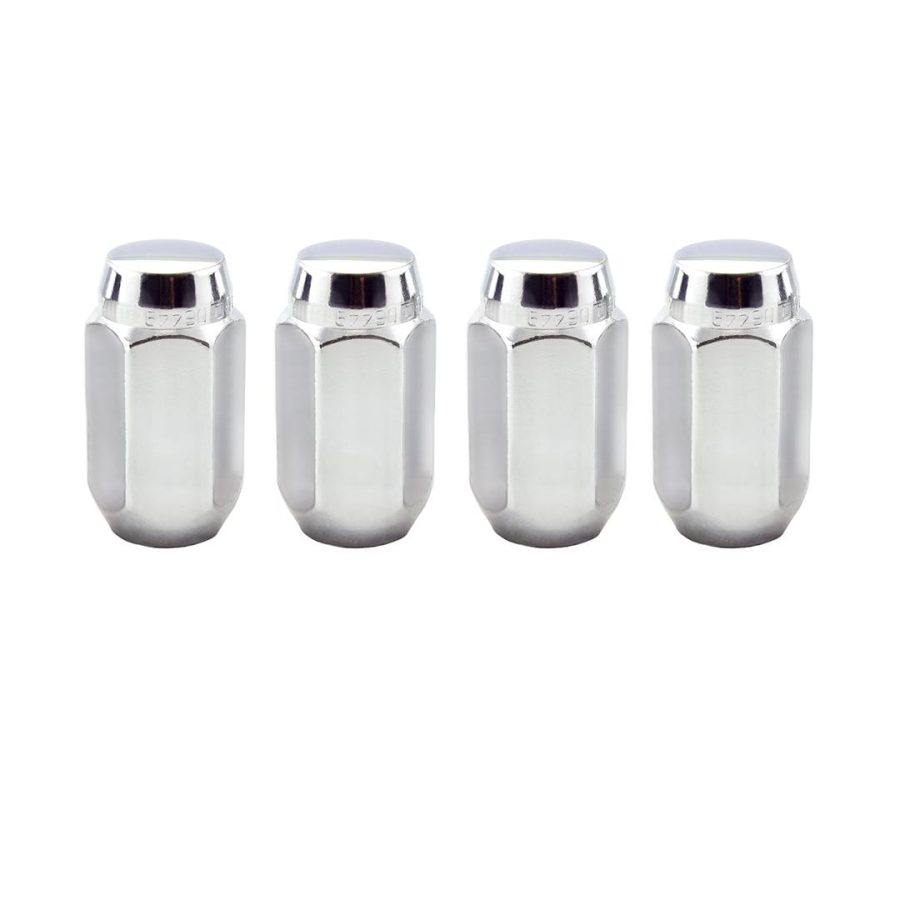 MCGARD 64008 Chrome Cone Seat Style Lug Nut Set (9/16 INCH - 18 Thread Size) - Set of 4