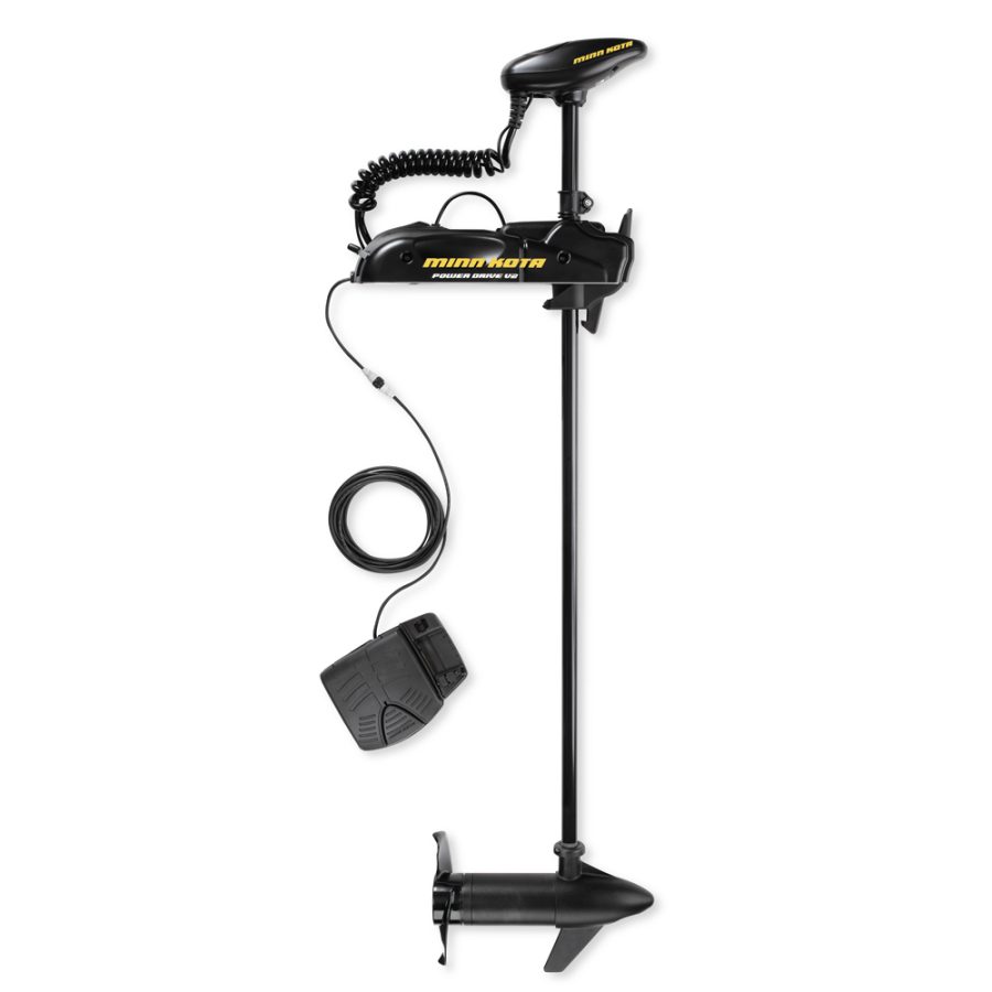 MINN KOTA 1377605R POWERDRIVE V2 TROLLING MOTOR - 12V-50LB-54 INCH (REFURBISHED)