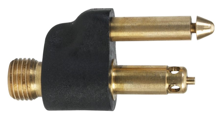 MOELLER 033477-10 Marine Fuel Tank NPT Connector (Mercury, 1/4 INCH, Male, Two Prong Clip Style,1998 and Newer Engines), Model: