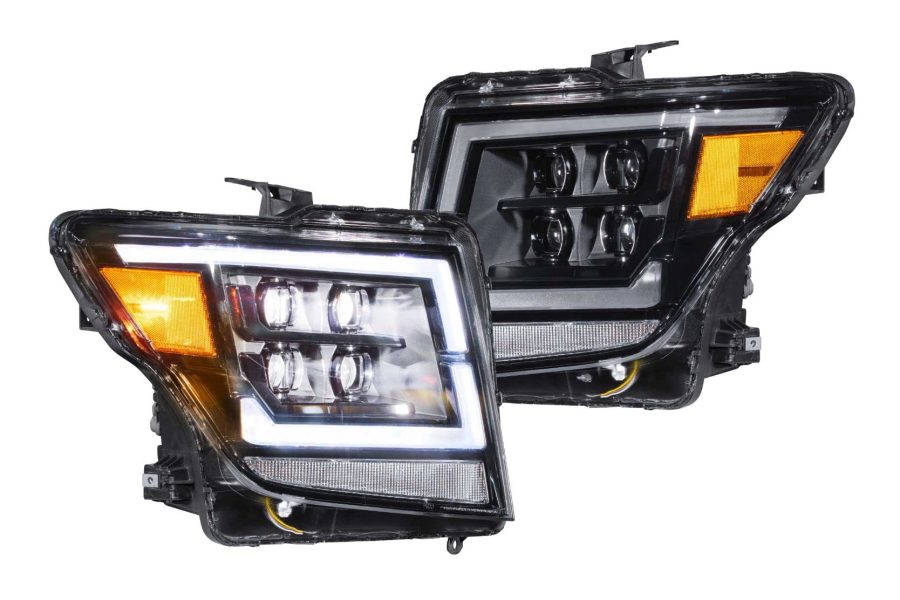 MORIMOTO LF476 XB LED Headlights Fits Nissan Titan 16-20, Plug and Play Headlight Assemblies