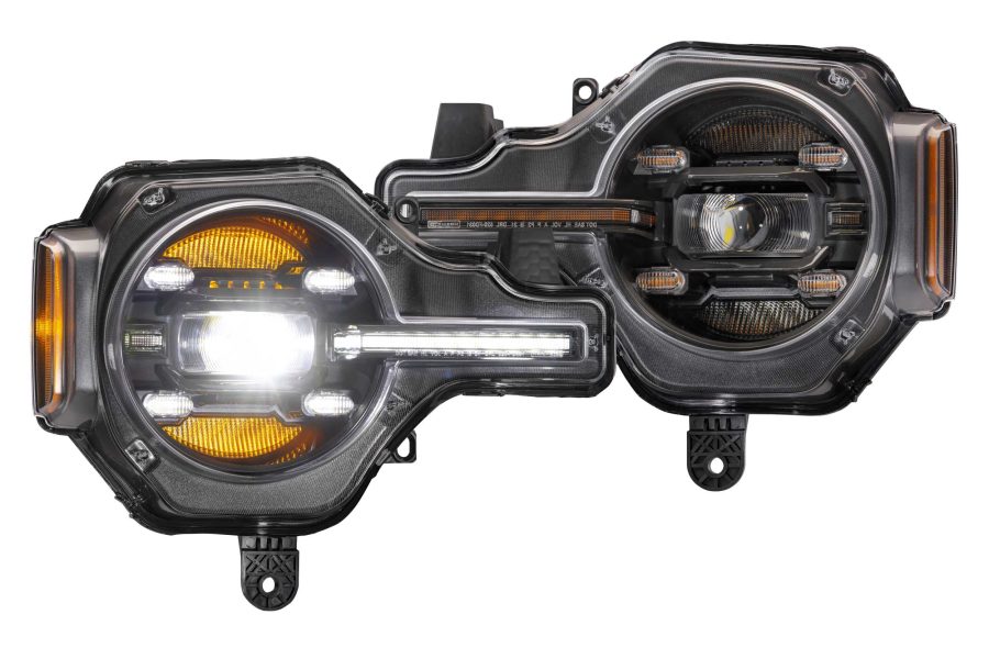 MORIMOTO LF497 XB LED Headlights Fits Ford Bronco 2021+ Plug and Play Headlight Assemblies, White DRL