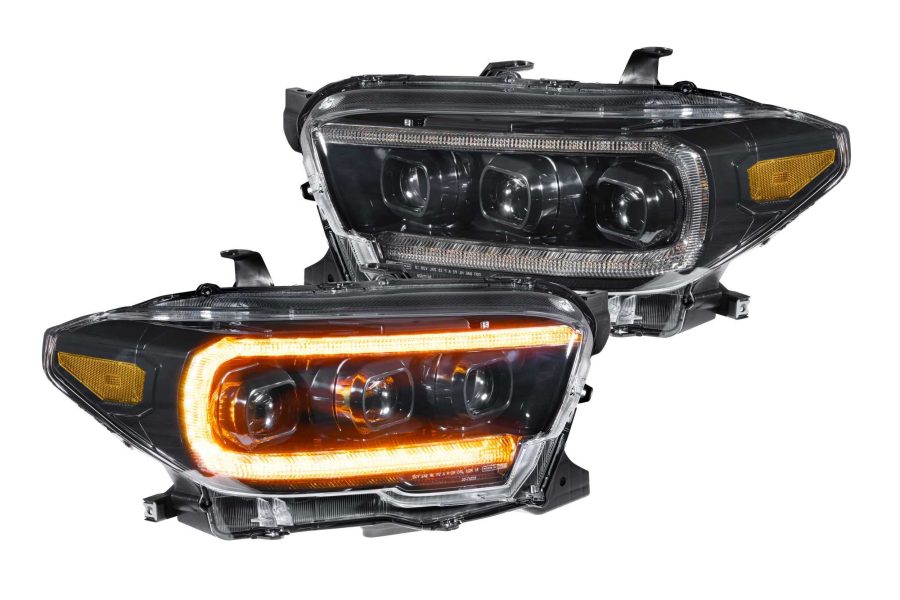 MORIMOTO LF530.2-A-ASM XB LED Headlights Fits Toyota Tacoma 16-23, Plug and Play Amber DRL Headlight Assemblies