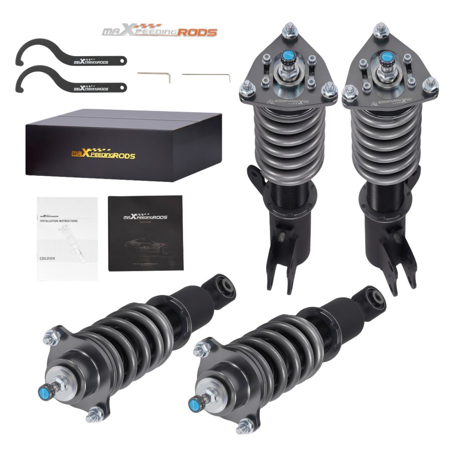 MaXpeedingrods COT7 Coilovers Shock Strut Suspension compatible for Mitsubishi Lancer 08-16 lowering kit