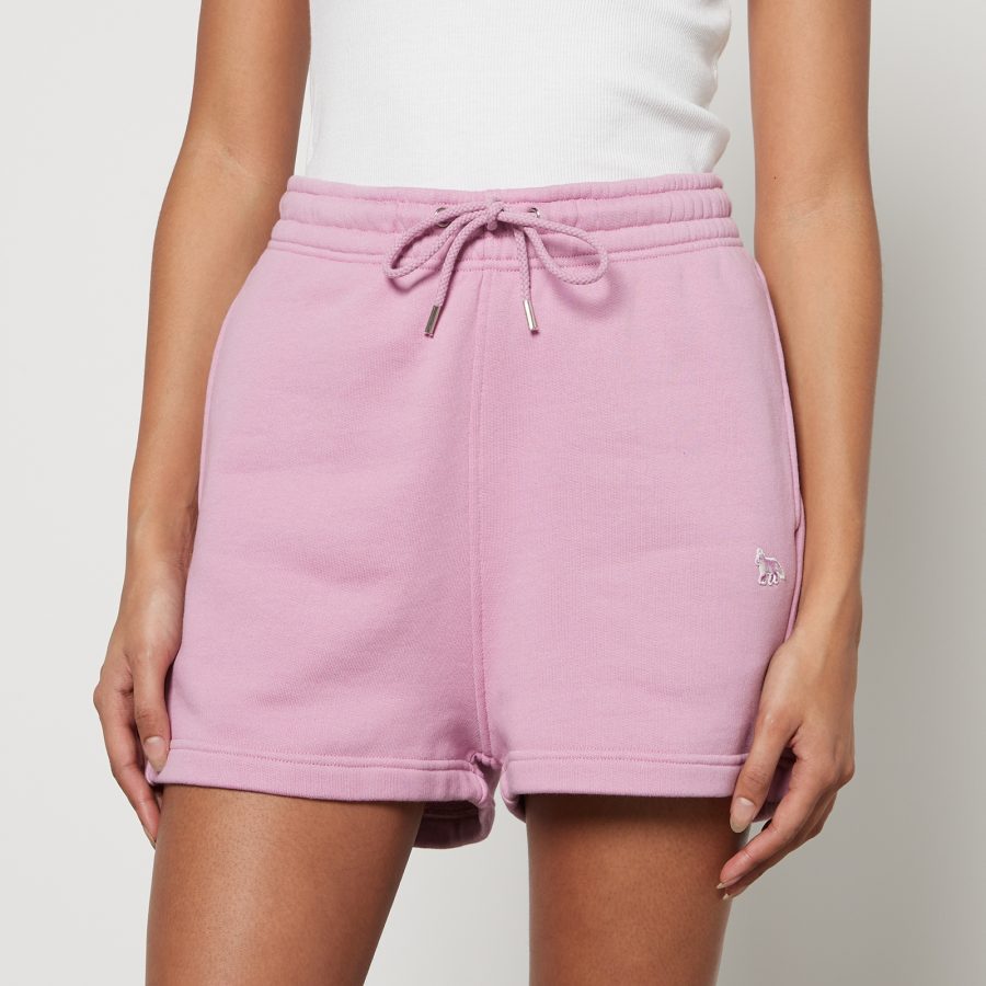 Maison Kitsuné Baby Fox Patch Cotton-Jersey Shorts - M