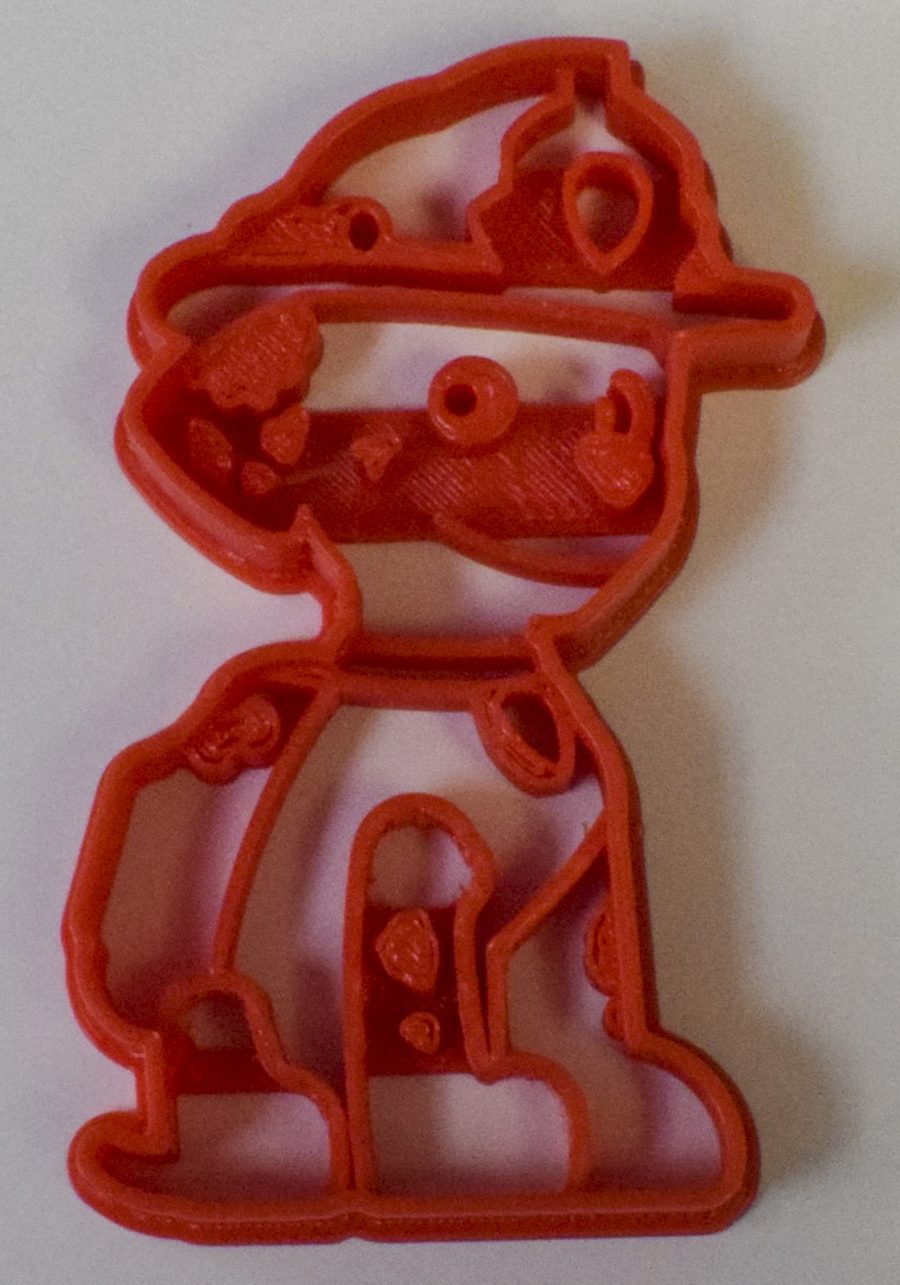 Marshall Paw Patrol Fire Rescue Dogs Pups Cookie Cutter 3D Printed USA PR785