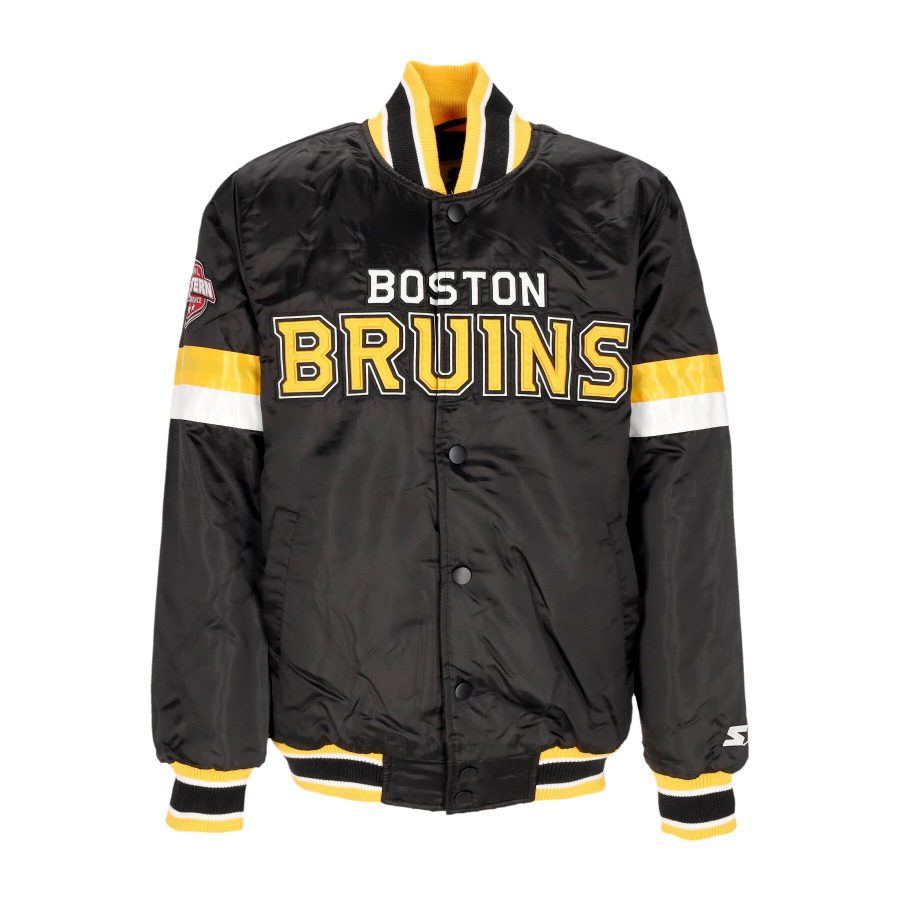 Men's Bomber Jacket NHL Home Game Satin Jacket Bosbru