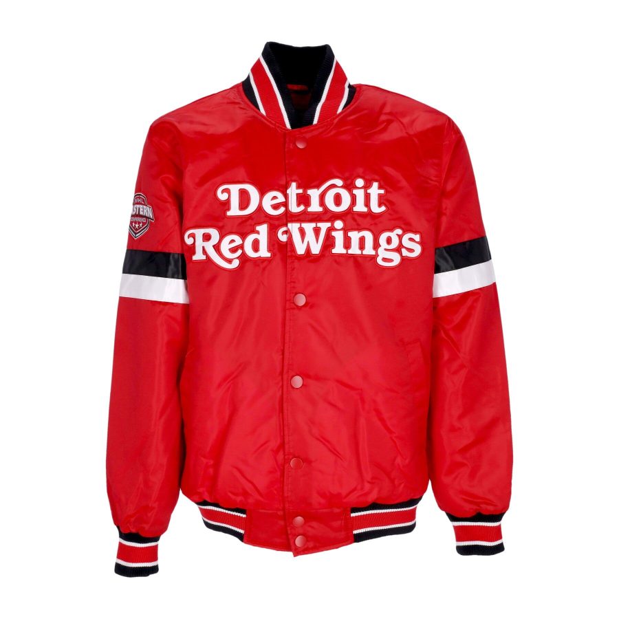 Men's Bomber Jacket NHL Home Game Satin Jacket Detred