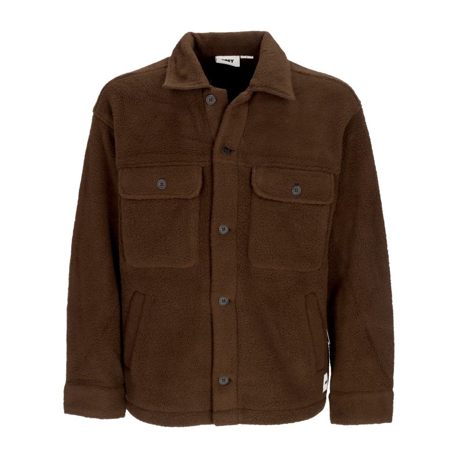 Men's Padded Shirt Thompson Shirt Jacket Java Brown