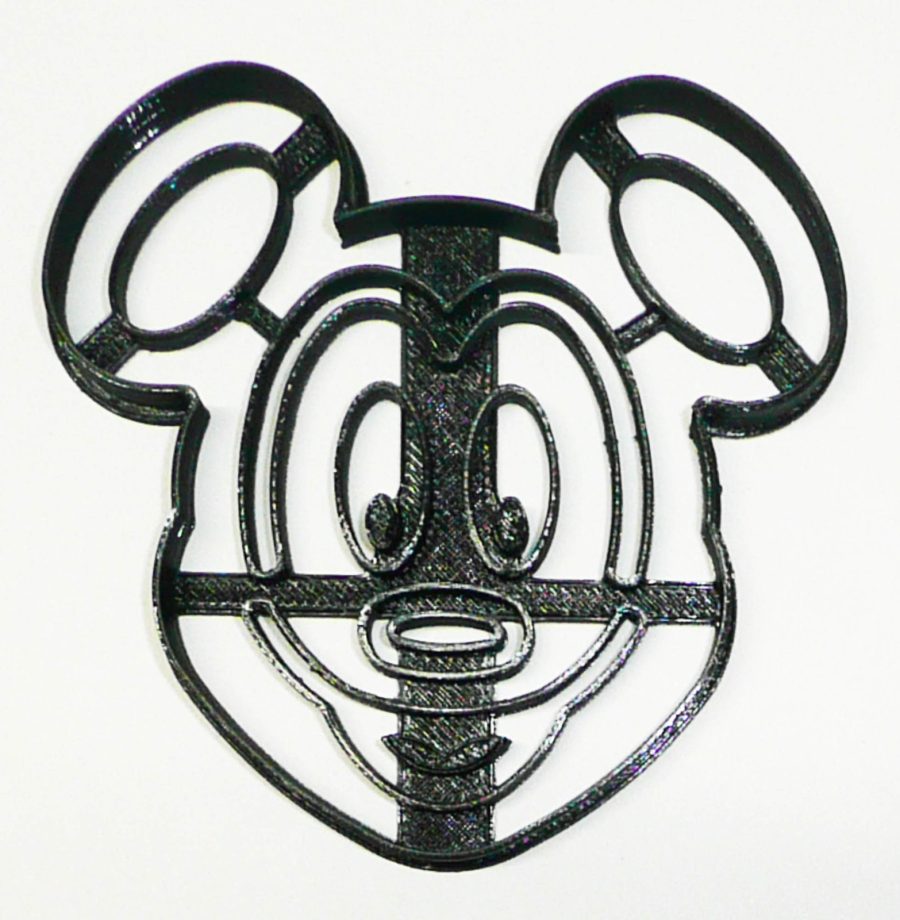 Mickey Mouse Head Face Waffle Breakfast Food Cartoon Cookie Cutter USA PR3313