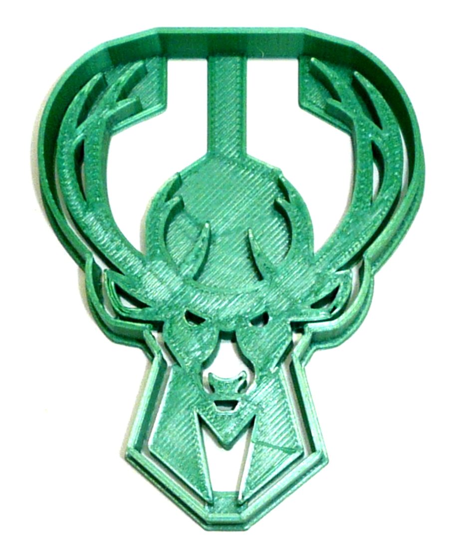 Milwaukee Bucks Basketball Team Sports Athletics Cookie Cutter USA PR2751