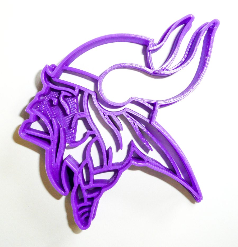 Minnesota Vikings NFL Football Sports Logo Cookie Cutter 3D Printed USA PR970