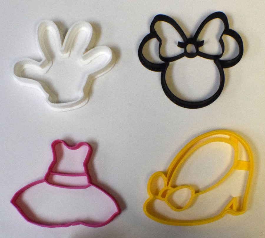 Minnie Mouse Cartoon Character Set of 4 Cookie Cutters USA PR533