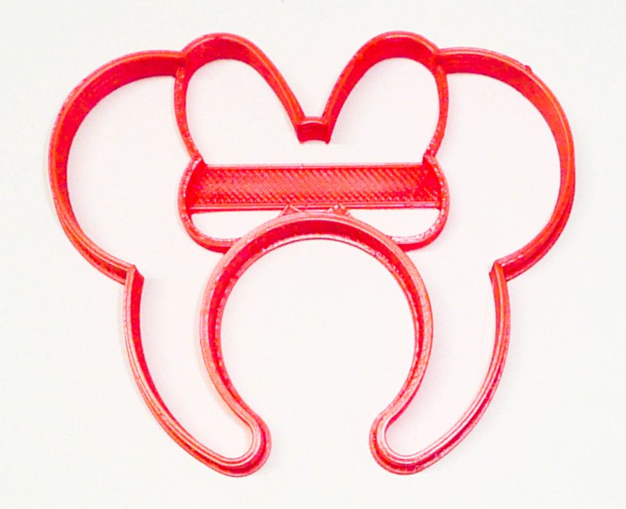 Minnie Mouse Ears Headband With Bow Cartoon Character Cookie Cutter USA PR3309