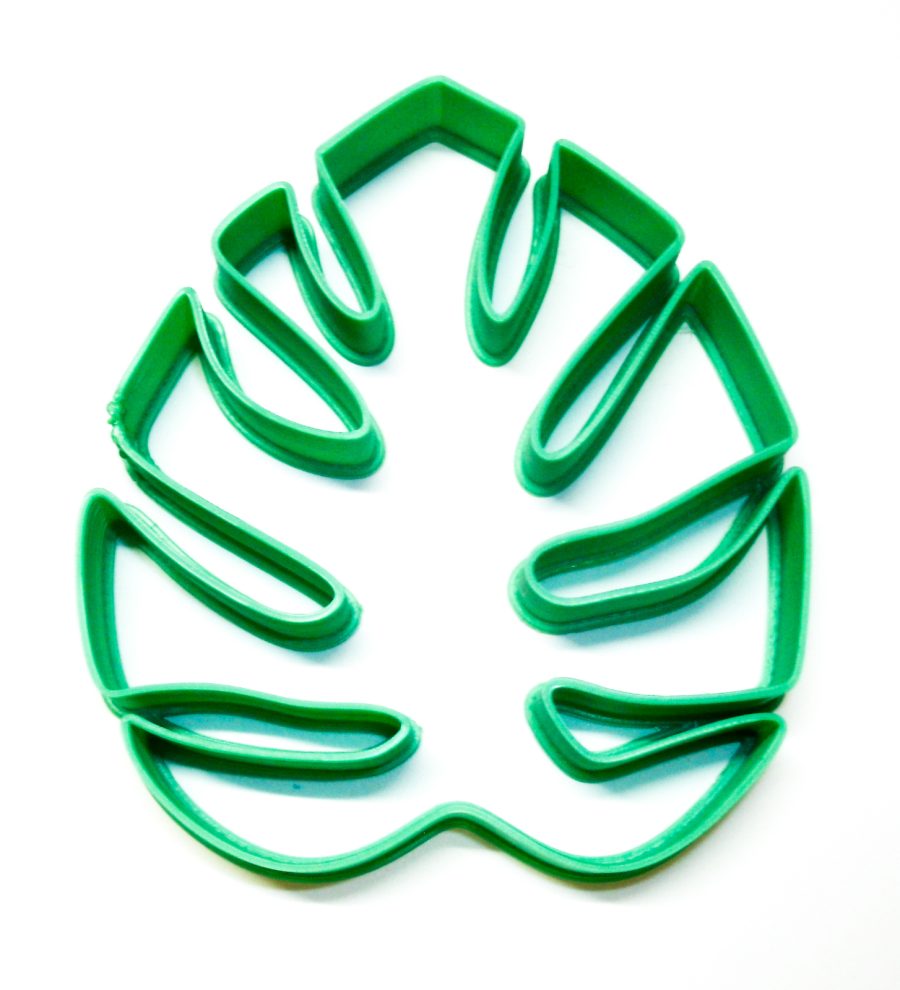 Monstera Leaf Tropical Flower Plant Trendy Cookie Cutter 3D Printed USA PR2158