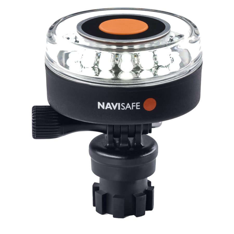 NAVISAFE 040-1 NAVILIGHT ALL-WHITE 5 MODE 360°2NM W/NAVIMOUNT BASE