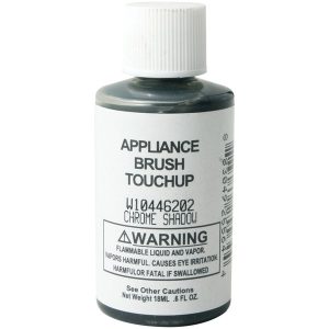 NO LOGO W10446202 Appliance Brush-on Touch-up Paint (Chrome Shadow)